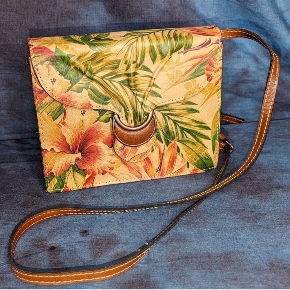 PATRICIA NASH Van Sannio Tri crossbody leather square bag multi pocket